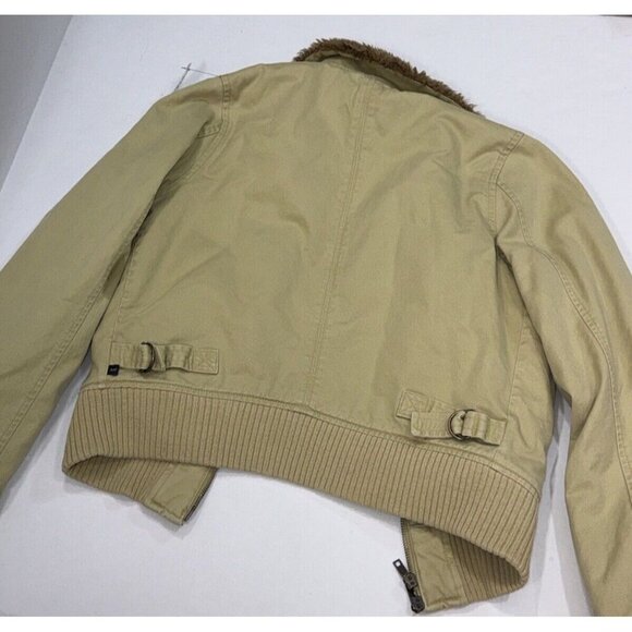 Abercrombie & Fitch VTG Field Canvas Jacket Blanket Wool Lined Chore Coat Small - Picture 12 of 12